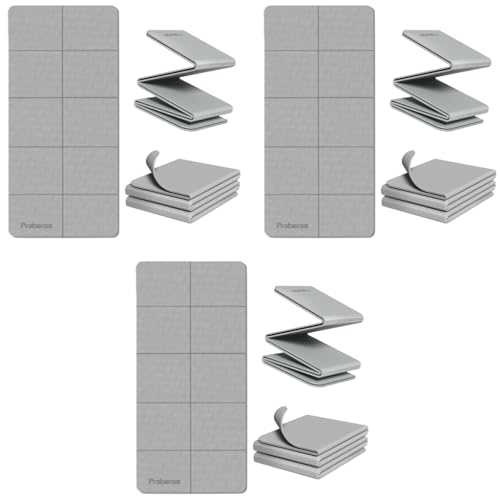 Proberos® Portable Folding Yoga Mat with Carry Bag TPE Anti-Slip 5mm Thicken Fitness for Men Women Pilates Home Workout Gym Travel 72x24 inches Grey 3 PCS Proberos® Portable Folding Yoga Mat with Carry Bag TPE Anti-Slip 5mm Thicken Fitness for Men Women Pilates Home Workout Gym Travel 72x24 inches Grey 3 PCS